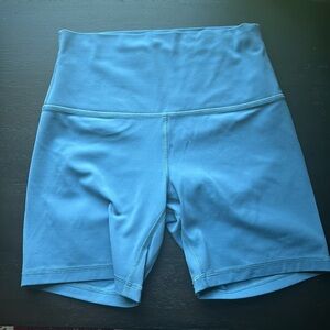 SZ 6 Lululemon Blue Align Shorts 5” inseam
